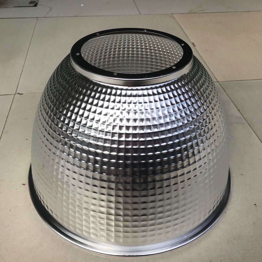直销鳍片工矿灯100W150W反光罩加厚铝制深罩型聚光led工矿灯罩