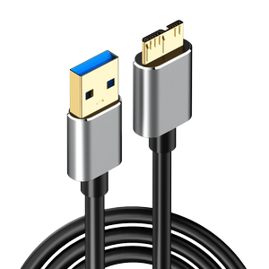 Typec转microusb3.0高速移动硬盘接口数据线加长适用于东芝希捷wd硬盘盒手机苹果电脑mac笔记本book小米A1843