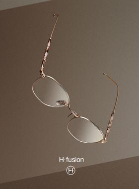 Hfusion 505 日本制造眼镜架 中金 钛框 超轻玳瑁  other optical