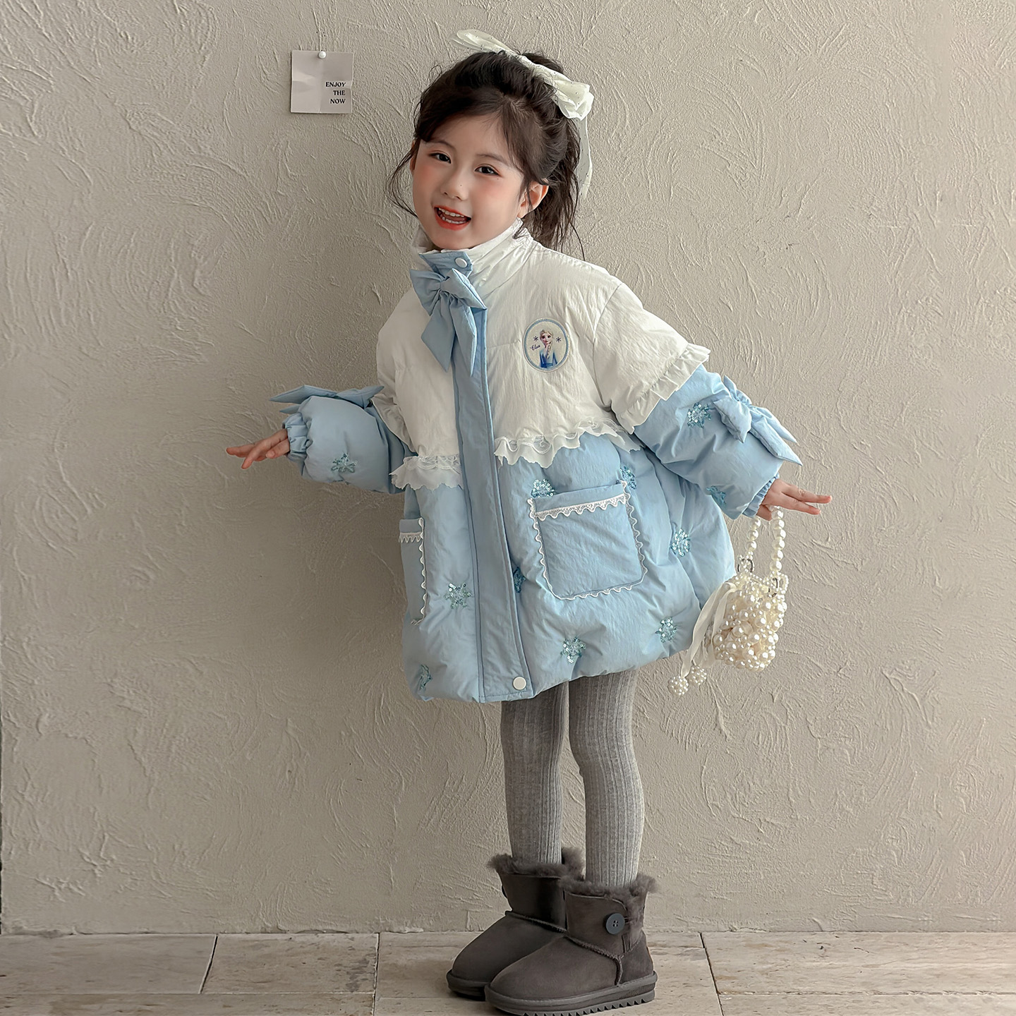 女童冬装2025新款羽绒服保暖外套