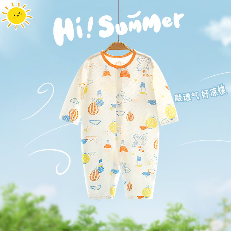 新生儿夏天衣服婴儿连体衣夏季女