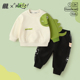 早秋套装 婴儿卫衣套装 男女宝宝长袖 子春秋装 儿童洋气外出服 男童裤