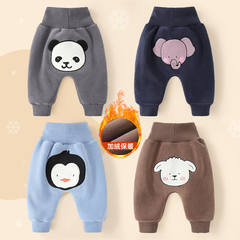 婴儿秋冬季屁屁裤子童装