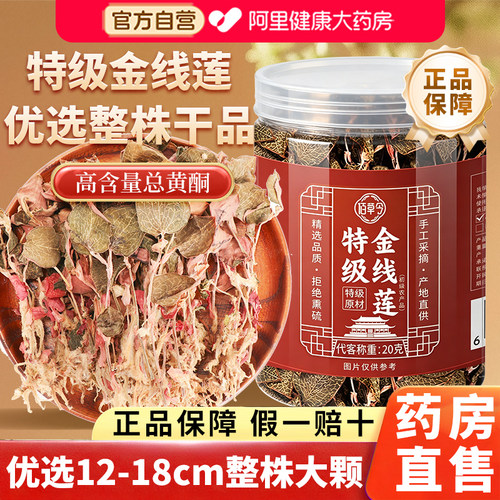 正宗特级金线莲养生茶官方旗舰店正品福建南靖整株开花金线莲干货