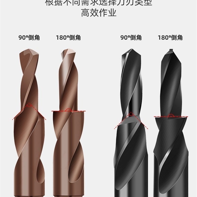 现货速发引孔器沉孔钻孔沉头二合一刀沉头铣刀台阶锪孔钻打孔倒角