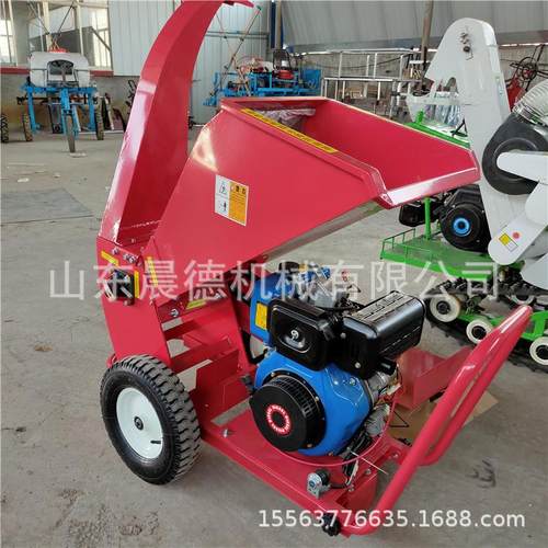 柴油果园树枝秸秆铡揉粉碎机 汽油移动式破碎机