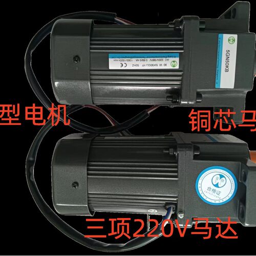 中国玺朗精密齿轮减速电机 5IK60GN-C/5GN20K食品机械减速电机