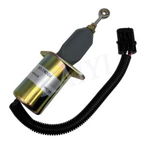 3935650 305 12V 24V 7熄火开关电磁3935649 挖机配件现代R300