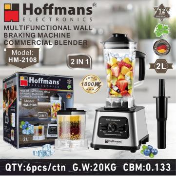 出口Hoffmans 搅拌机 2108 Commercial  2 in 1 2.2L