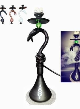 跨境产品阿拉伯水烟大号树脂弯头眼镜蛇水烟hookah shisha