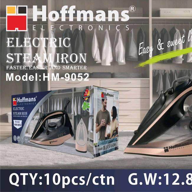 出口Hoffmans 电熨斗 9052 Electric Steam Iron 10pc/ctn
