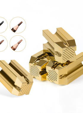金色尖头扁型辅助工具眉笔