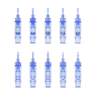 蓝色微晶头A1卡扣针头 M8针头微针电动微针纳晶微晶导入头