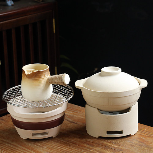 围炉煮茶罐罐茶壶煮茶烧烤室内家用全套烧烤炉户外打边炉老式炭炉