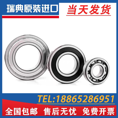 瑞典进口轴承6006 6007 6008 6009 6010 6011 2Z 2RS1 2RSH C3