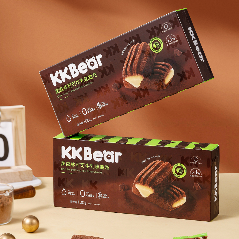 超友味烘培类曲奇饼干牛乳夹心