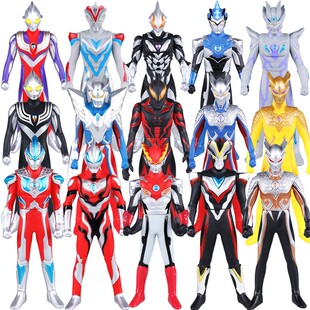 无限赛罗贝利亚手办捷德形态软胶人偶玩具黄金塞罗玩偶