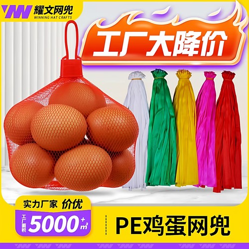 鸡蛋网兜塑料网兜网袋装鸡蛋的小网眼网袋超市手提编织网兜网袋