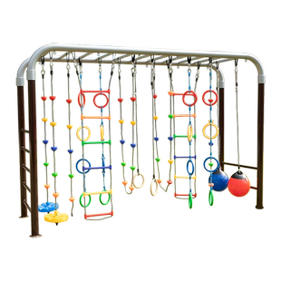 幼儿园户外儿童攀爬梯运动器械室内秋千感统训练器材悬挂绳梯玩具