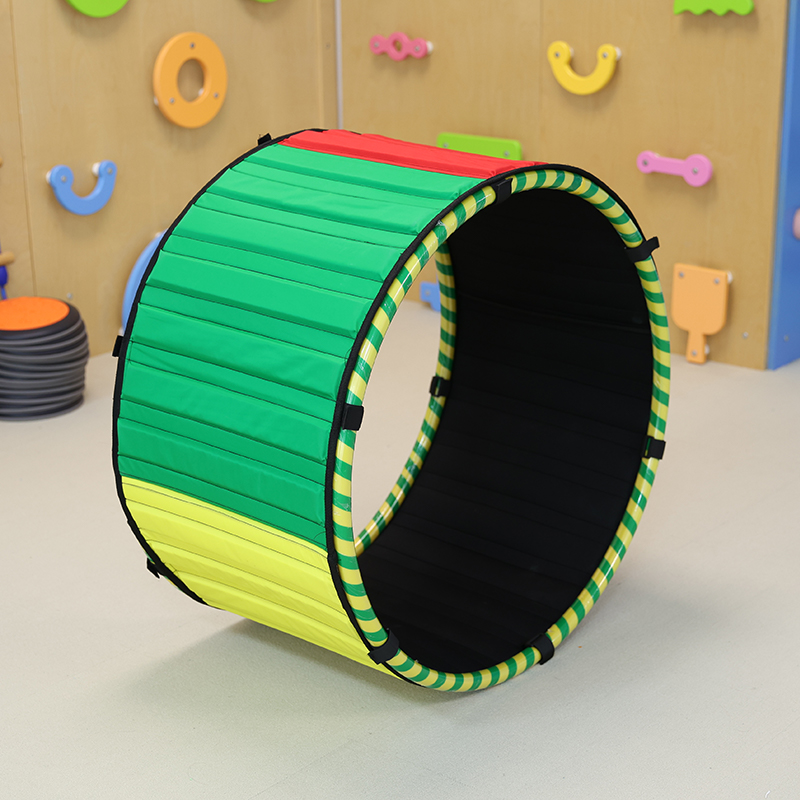 幼儿园早教儿童感统训练趣味平衡滚筒摩天轮钻爬桶平衡力大滚桶
