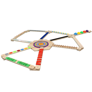 触点平衡建构平衡木早教幼儿园独木桥过河桥感统训练器材触觉步道