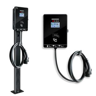 家用交流32A通用车型充电桩立柱杆新能源电动汽车智能7kw枪