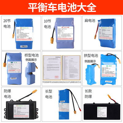 双轮平衡车电池大全工厂直销