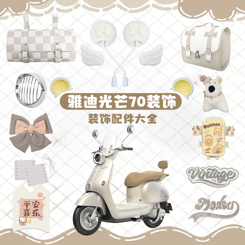 适用雅迪摩登光芒7080装饰佛手