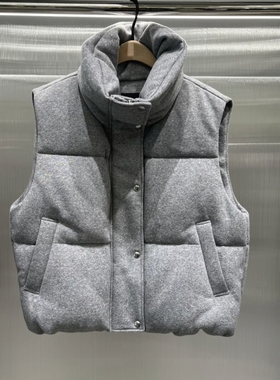 VM NY NB UR2025冬时尚百搭外套立领绗缝马甲背心羽绒服上衣女ins