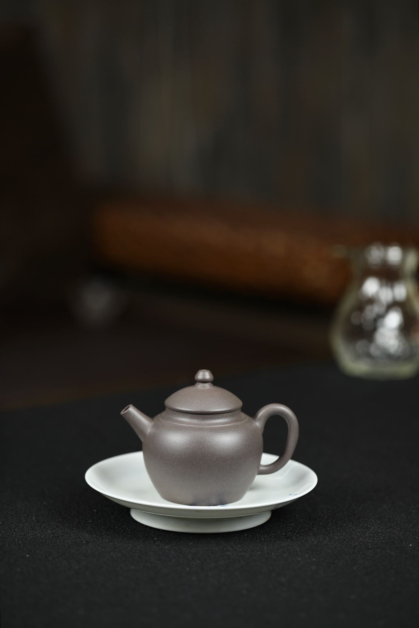 闪购 宜兴紫砂壶天青泥长信宫灯壶190CC家用手工泡茶壶紫砂茶具