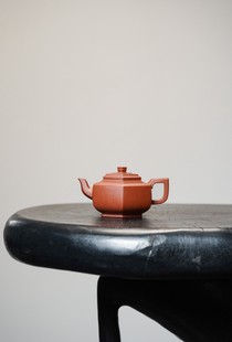 闪购 宜兴小品紫砂壶全手工紫泥六方雪华壶120CC家用小号泡茶壶