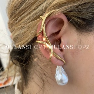 折 JLC新时尚 Joanna Constantine 不规则珍珠耳夹 Laura