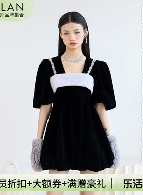 【折】NAMAS MIYO 2RSS春夏新泡泡袖娃娃裙羊羔毛小可爱百搭抹胸