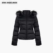 25AW可拆卸毛领收腰显瘦不臃肿羽绒服女短 ANDELMAN 现货 ANN