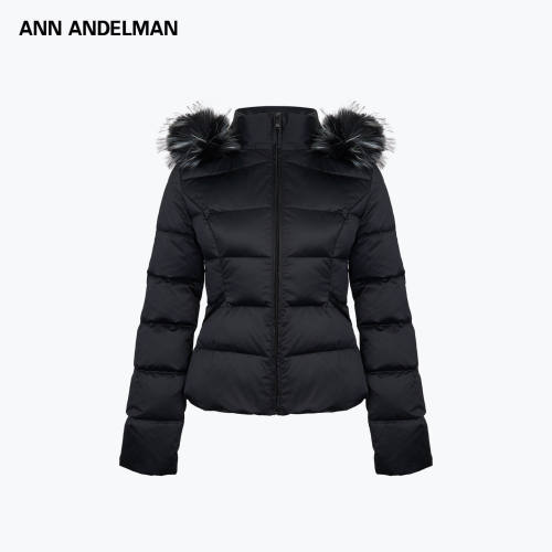 【现货】ANN ANDELMAN 25AW可拆卸毛领收腰显瘦不臃肿羽绒服女短
