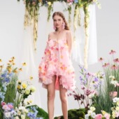 甜美立体花朵公主裙 官方授权2025SS 折 设计师AKEMO