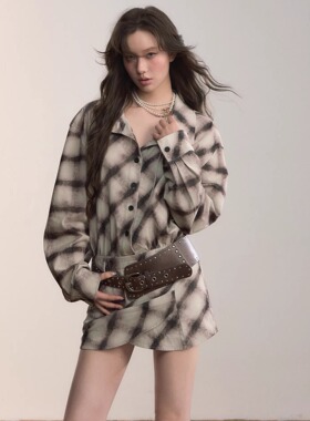 【折】VIAPITTI 25AW 设计感格子连衣裙