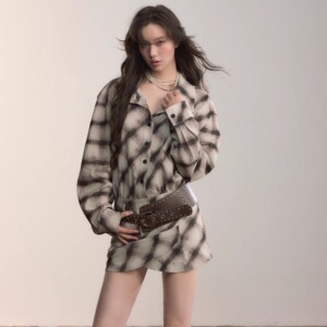 【折】VIAPITTI 25AW 设计感格子连衣裙