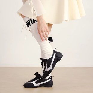 高级牛皮手工拼接解构异形薄底足球鞋 lost 26春夏新款 echo