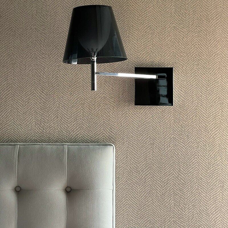 无缝墙布现代简约抽象山川新中式客厅卧室人字纹斜纹背景墙纸壁纸