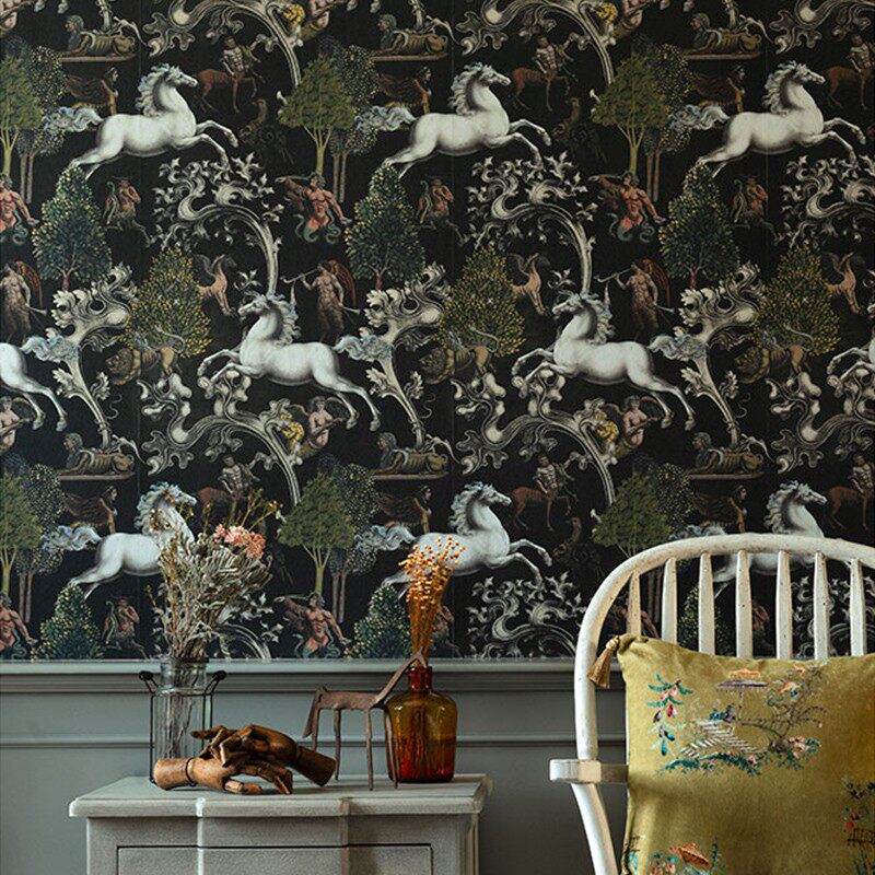 mind the gap罗马尼亚原装进口墙纸 神话人物 文艺复兴 复古壁纸