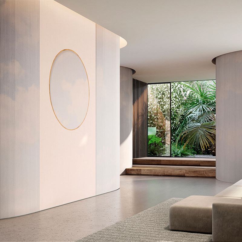 意大利原装进口glamora定制 paradiso现代简约 法式轻奢彩云壁画