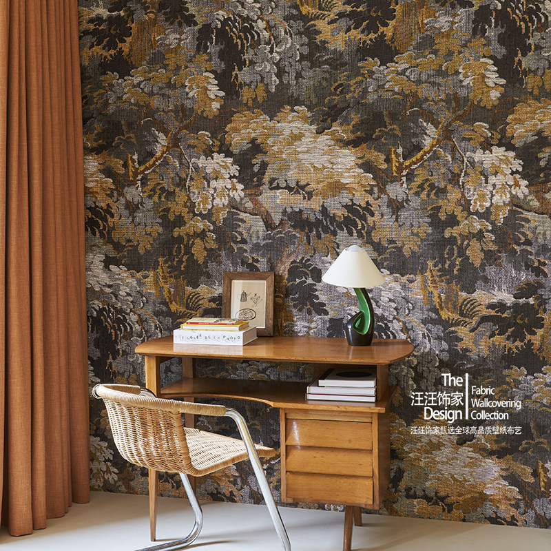 arte比利时原装进口墙纸 les-forets丛林树木 现代轻奢背景墙壁纸