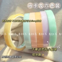 Новый INS Macaron Macaron Macaron Color Rainbow Tranky Girl Heart Heart Deing Ball лента липкий шарик декаменуемый артефакт