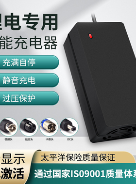 24V锂电池电瓶充电器三元6串25.2V2A3A4A5A10A聚合物锂电池充电器
