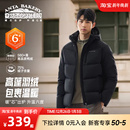 防泼水户外羽绒休闲棉服 新款 安踏面包羽绒服男子加厚短款 连帽冬季