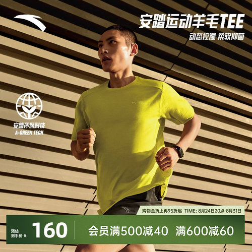 安踏C100美利奴零压速干T
