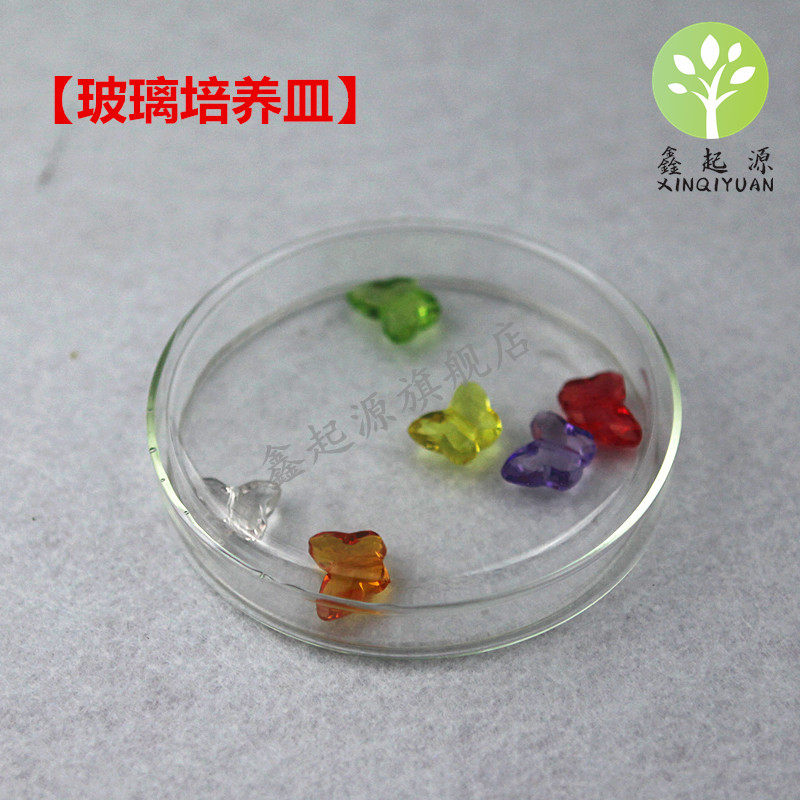 玻璃培养皿直径60mm75mm100mm120mm生物实验仪器玻璃器材教学仪器
