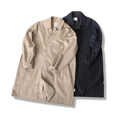 DRIVESTRAIGHT 24AW支线日系休闲宽松巴尔马肯风衣2.0中长款外套