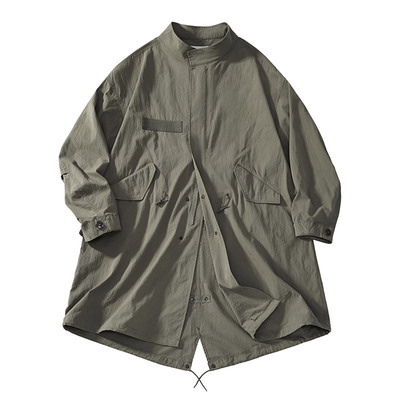 DRIVESTRAIGHT 25AW支线军事工装M65长款风衣夹克休闲宽松外套男